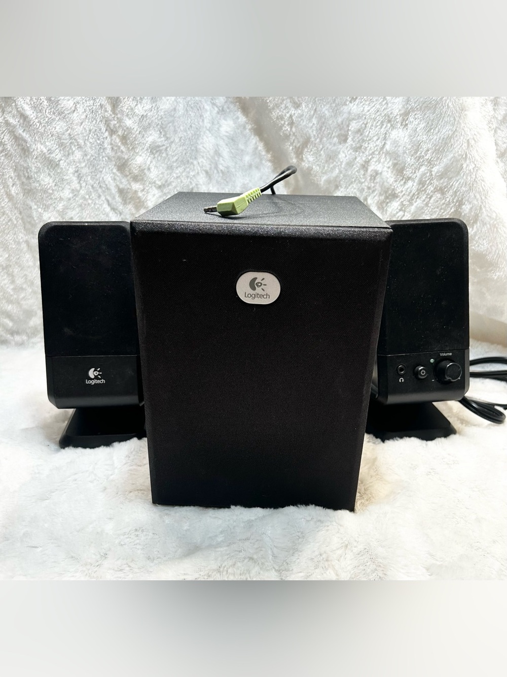 Creative Sound Blaster SBS270 MMS40 Computer Speakers Headphone Microphone Jack